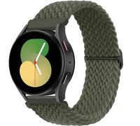 GANYUU Correa de nailon para Samsung Galaxy Watch 7, 6, 5, 4, 40mm, 44mm, 6Classic, 43/47mm, 20mm, 22mm, banda trenzada Solo Loop para Huawei Watch 3 4Pro(Army green,22mm)
