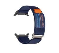 GANYUU Correa de nailon para viaje para Samsung Galaxy Watch 7 Ultra 47 mm, correa deportiva para hombre para Galaxy 7 47 mm ultra, sin espacios, pulsera con extremo curvo(05 Midnight Blue)