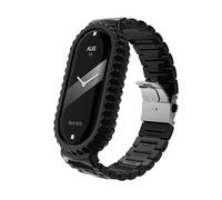 GANYUU Correa de plástico transparente para Xiaomi Mi Band 8, repuesto de pulsera deportiva para PC, accesorios para reloj inteligente MiBand 8(Black)