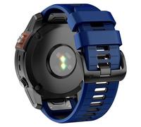 GANYUU Correa de reloj de 22 mm para Garmin Fenix 7 Pro/ 7/ 6/ 6 Pro/ 5/Epix Pro 47 mm, correas de repuesto QuickFit de silicona de 22 mm para Garmin Forerunner 965/955/945/935(Sapphire Blac