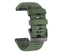 GANYUU Correa de reloj de 26 mm para Garmin Fenix 7X Pro/Fenix 7X/Fenix 6X/Fenix 6X Pro/Fenix 5X/Fenix 3, correa de silicona suave de ajuste rápido de 26 mm para Garmin Descent Mk3i 51 mm/