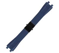 GANYUU Correa de reloj de goma de silicona para Ulysse Nardin deportes al aire libre, impermeable, correa de muñeca de repuesto para reloj, 26mm, Ágata