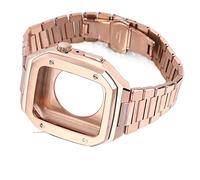 GANYUU Correa de reloj de metal de acero inoxidable, para Apple Watch 4/5/6/SE/7/8/9 Series de 44 mm y 45 mm, accesorios de repuesto, 45mm, Ágata