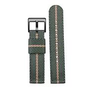 GANYUU Correa de reloj de nailon tejida a la moda para Omega Seahorse 300, correa deportiva gruesa de 18 mm, 20 mm, 22 mm, 24 mm, 22mm, Ágata