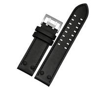 GANYUU Correa de reloj de piel auténtica para HAMILTON H760250 H77616533, 20 mm, 22 mm, con cierre de botón, 22mm, Ágata