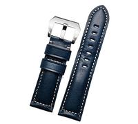 GANYUU Correa de reloj de piel auténtica para Panerai PAM111 441 de 20 mm, 22 mm, 24 mm, 26 mm, correa de piel de vacuno para reloj Panerai PAM111 441, 22mm, Ágata