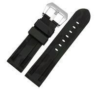 GANYUU Correa de reloj de silicona para PAM111 386 441 Series correas de pulsera de 20 mm, 22 mm, 24 mm, 26 mm, impermeable, deportiva, camuflaje, 20mm, Ágata