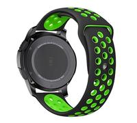GANYUU Correa de reloj deportiva de silicona para Huawei Watch GT 5/5 Pro 46mm GT4 GT3 GT2 GT 46MM Series Correa 22mm Correa pulsera correas de reloj(Black Green)