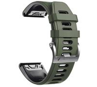 GANYUU Correa de reloj para Fenix 8, para Fenix 6/Fenix 5/Fenix 5 Plus/Fenix 7/Forerunner 935/Forerunner 945/Approach S60/Quatix 5(Army green-black)