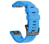 GANYUU Correa de reloj para Fenix 8X, para Fenix 6X Pro/Fenix 5X/Fenix 5X Plus/Fenix 7X/Fenix 3/HR/Tactix/Descent MK1/D2 Delta PX/D2 26mm(Blue)