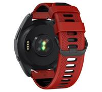 GANYUU Correa de reloj para Garmin Forerunner 265/Forerunner 255/Vivoactive 4/Venu 3/Venu 2, correa de repuesto de silicona de liberación rápida de 22 mm(Red black)