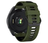 GANYUU Correa de reloj para Garmin Forerunner 265/Forerunner 255/Vivoactive 4/Venu 3/Venu 2, correa de repuesto de silicona de liberación rápida de 22 mm(Army green black)