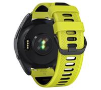 GANYUU Correa de reloj para Garmin Forerunner 265/Forerunner 255/Vivoactive 4/Venu 3/Venu 2, correa de repuesto de silicona de liberación rápida de 22 mm(Lime Black)