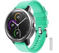 GANYUU Correa de reloj Para Vivoactive 3 Band, banda de liberación rápida de 20mm para Venu, Venu 2 Plus, Venu Sq, Venu Sq 2, Forerunner 245, Forerunner 645, Approach S40/S42(MINT Green)