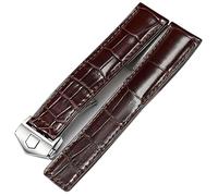 GANYUU Correa de reloj personalizada de piel de cocodrilo, para TAG Heuer Autavia Carrera de 18 mm, 19 mm, 20 mm, 22 mm, 21 mm, 18mm, Ágata