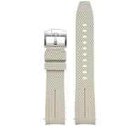 GANYUU Correa de reloj Universal de 20mm, correa de reloj de goma de liberación rápida para hombres y mujeres, correas de reloj con extremo curvado(Khaki)