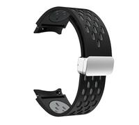 GANYUU Correa de silicona de 20 mm para Samsung Galaxy Watch 7 6 5 4 40 mm 44 mm 5Pro 45 mm Hebilla magnética Sin espacios Band 6 Classic 43 mm 47 mm 42 correas de reloj(BH-S,Watch 5 Pro 45MM)