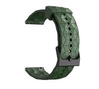 GANYUU Correa de silicona de 20mm 22mm para Samsung Galaxy Watch 5/4 40 44mm Classic 42 46mm Active 2 pulsera deportiva para Forerunner265/255/245/645/754/735/945/955(Army green,20MM)