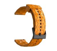 GANYUU Correa de silicona de 20mm 22mm para Samsung Galaxy Watch 5/4 40 44mm Classic 42 46mm Active 2 pulsera deportiva para Forerunner265/255/245/645/754/735/945/955(Yellow,20MM)