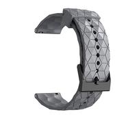GANYUU Correa de silicona de 20mm 22mm para Samsung Galaxy Watch 5/4 40 44mm Classic 42 46mm Active 2 pulsera deportiva para Forerunner265/255/245/645/754/735/945/955(Gray,22MM)