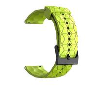 GANYUU Correa de silicona de 20mm 22mm para Samsung Galaxy Watch 5/4 40 44mm Classic 42 46mm Active 2 pulsera deportiva para Forerunner265/255/245/645/754/735/945/955(Green,20MM)