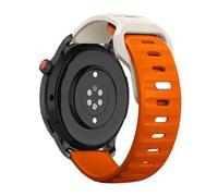 GANYUU Correa de silicona de 20mm 22mm para Samsung Galaxy Watch 6/5/4 44mm 40mm 6/4 Pulsera clásica de 43mm 47mm para Watch GT3 4Pro(Starlight Orange,22mm)