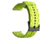 GANYUU Correa de silicona de 20mm y 22mm para Galaxy Watch 7/6/5/4 44/40mm 6 4Classic Gear S3 pulsera Universal para GT3 4Pro(Lime,22mm)