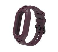 GANYUU Correa de silicona de TPU suave para la pulsera de correa de Xiaomi Miband 8 para MIBAND 8 NFC Correa Correa Correa Accesorios de reemplazo Kit(WineRed)