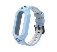 GANYUU Correa de silicona de TPU suave para la pulsera de correa de Xiaomi Miband 8 para MIBAND 8 NFC Correa Correa Correa Accesorios de reemplazo Kit(LightU-W)