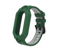 GANYUU Correa de silicona de TPU suave para la pulsera de correa de Xiaomi Miband 8 para MIBAND 8 NFC Correa Correa Correa Accesorios de reemplazo Kit(DGreen-H)