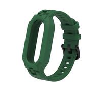 GANYUU Correa de silicona de TPU suave para la pulsera de correa de Xiaomi Miband 8 para MIBAND 8 NFC Correa Correa Correa Accesorios de reemplazo Kit(Dark Green)