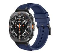 GANYUU Correa de silicona deportiva para Samsung Galaxy Ultra 47mm, banda de silicona suave para SAMSUNG GALAXY 7 ULTRA 47MM, pulsera sin huecos, correas de reloj(Blue)