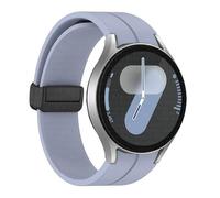GANYUU Correa de silicona original para Samsung Galaxy Watch 6 Cassic 43 mm 47 mm 5pro 45 mm reloj Fe 4 5 6 7 40 44 mm Pulsera de hebilla magnética Banda de vigilancia(Ligth Blue-B,For Watch 6 Series)
