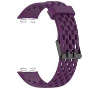 GANYUU Correa de silicona para Huawei Band 9 8, repuesto de correas de reloj deportivas para Huawei pulsera 8 9 NFC, accesorios para reloj inteligente(Deep purple,Band 8)
