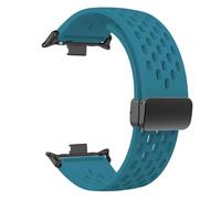 GANYUU Correa de silicona para Redmi Watch 4/8 Pro Magnetic Buckle Sports Band para Mi Band 8 Pro Correa Correa Accesorios de brazalete transpirables Bandas de reloj(Cyan,For Redmi Watch 4)