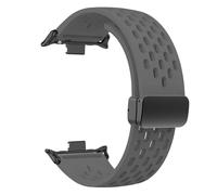 GANYUU Correa de silicona para Redmi Watch 4/8 Pro Magnetic Buckle Sports Band para Mi Band 8 Pro Correa Correa Accesorios de brazalete transpirables Bandas de reloj(Dark Grey,For Redmi Watch 4)