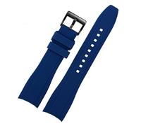 GANYUU Correa de silicona para Rolex Longine Citizen BN0193 de interfaz curvada, 19 mm, 20 mm, 22 mm, 21 hombres, accesorios de pulsera suave, 21mm, Ágata