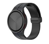 GANYUU Correa de silicona para Samsung Watch 4/5/6 40 44 mm 5 Pro 45 mm Banda magnética Galaxy Galaxy Watch 4/6Classic 42 43 mm 46 47 mm Watchands(Camo dark gray,Watch 4 5 40mm 44mm)