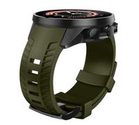 GANYUU Correa de silicona suave para reloj 9, banda de repuesto para reloj GPS Baro, deportiva para hombres y mujeres(Green Army)