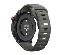 GANYUU Correa de silicona transpirable de 22/20 mm para GTR 4/GTS 4, Galaxy Watch 5/4/3 y Watch 4/3/GT3-2 Pro.(Grayish green,For 22mm)