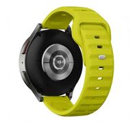 GANYUU Correa de silicona transpirable de 22/20 mm para GTR 4/GTS 4, Galaxy Watch 5/4/3 y Watch 4/3/GT3-2 Pro.(Green,For 20mm)