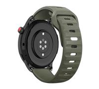 GANYUU Correa de silicona transpirable de 22/20 mm para GTR 4/GTS 4, Galaxy Watch 5/4/3 y Watch 4/3/GT3-2 Pro.(Army green,For 20mm)