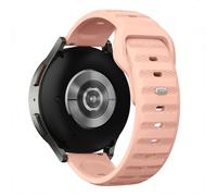 GANYUU Correa de silicona transpirable de 22/20 mm para GTR 4/GTS 4, Galaxy Watch 5/4/3 y Watch 4/3/GT3-2 Pro.(Pink,For 20mm)