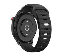 GANYUU Correa de silicona transpirable de 22/20 mm para GTR 4/GTS 4, Galaxy Watch 5/4/3 y Watch 4/3/GT3-2 Pro.(Black,For 22mm)
