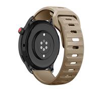 GANYUU Correa de silicona transpirable de 22/20 mm para GTR 4/GTS 4, Galaxy Watch 5/4/3 y Watch 4/3/GT3-2 Pro.(Sand Yellow,For 20mm)