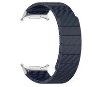 GANYUU Correa magnética de fibra de carbono para Samsung Galaxy Watch 7 Ultra 47mm LTE, pulsera ligera, correa de reloj para Galaxy Watch Ultra 47mm(Blue-S)