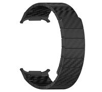 GANYUU Correa magnética de fibra de carbono para Samsung Galaxy Watch 7 Ultra 47mm LTE, pulsera ligera, correa de reloj para Galaxy Watch Ultra 47mm(Black-B)