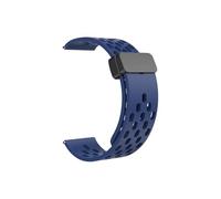 GANYUU Correa magnética de silicona de 22mm, 20mm, 18mm para GT5 GT5 Pro GT4 GT3 46mm, banda deportiva transpirable para Watch GT5 GT4 41mm(Midnight Blue-B,22mm)