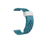 GANYUU Correa magnética de silicona de 22mm, 20mm, 18mm para GT5 GT5 Pro GT4 GT3 46mm, banda deportiva transpirable para Watch GT5 GT4 41mm(Cyan Blue-S,20mm)