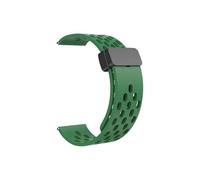 GANYUU Correa magnética de silicona de 22mm, 20mm, 18mm para GT5 GT5 Pro GT4 GT3 46mm, banda deportiva transpirable para Watch GT5 GT4 41mm(Clover-B,18mm)